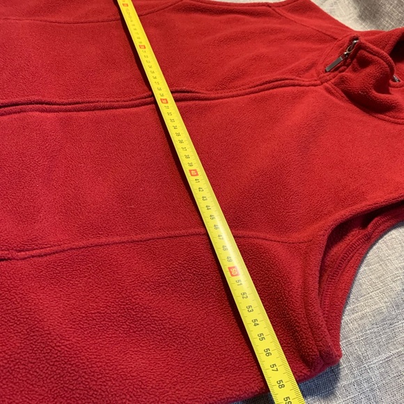 Columbia Red Fleece Vest - Picture 4 of 4